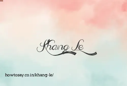 Khang Le