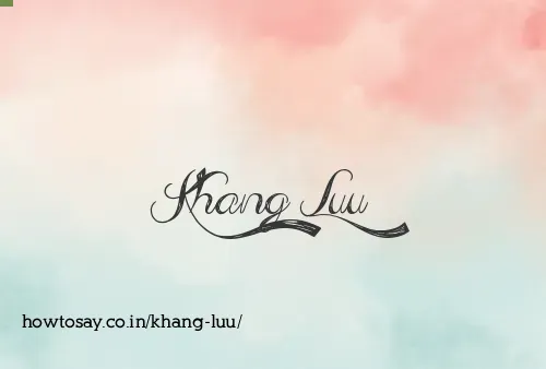 Khang Luu