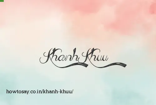 Khanh Khuu