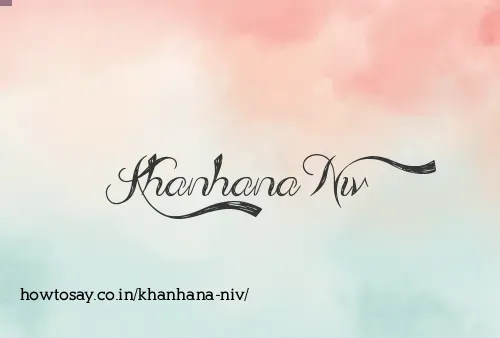 Khanhana Niv