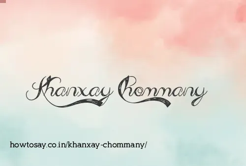 Khanxay Chommany