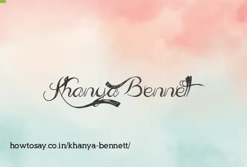 Khanya Bennett