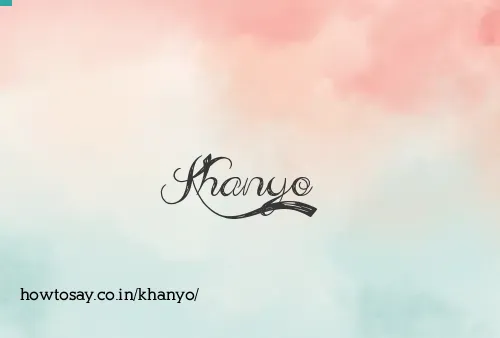 Khanyo