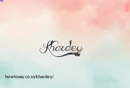 Khardey