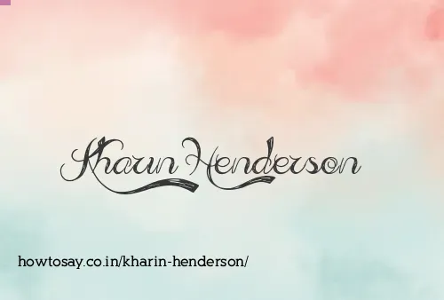 Kharin Henderson