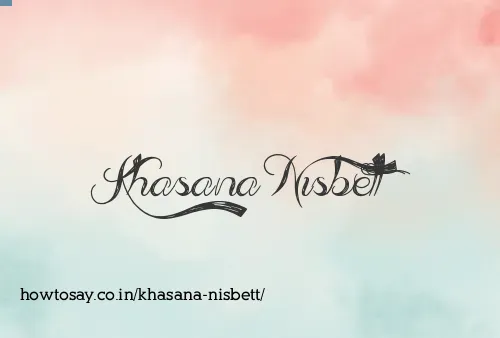 Khasana Nisbett