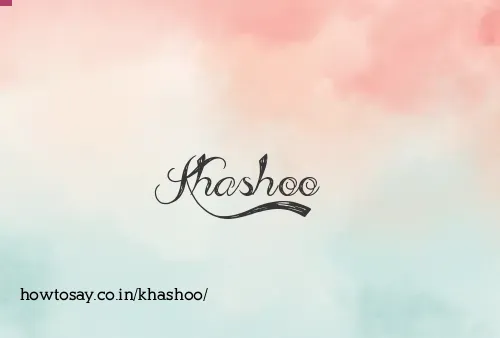 Khashoo