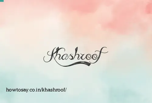 Khashroof