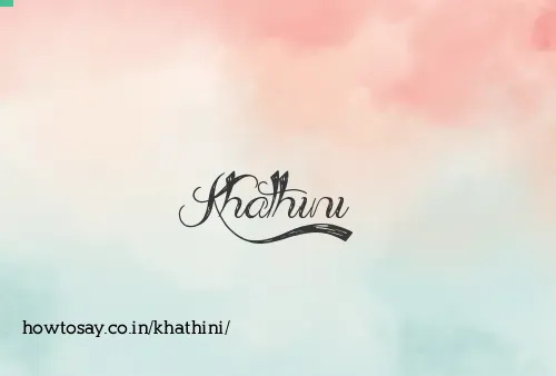 Khathini
