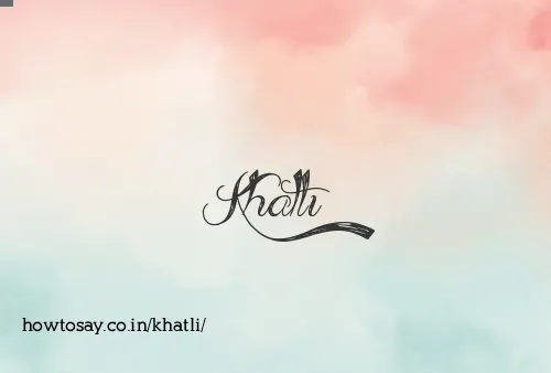Khatli