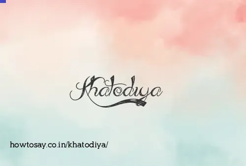 Khatodiya