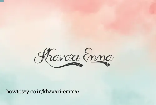 Khavari Emma