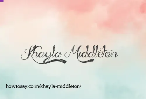 Khayla Middleton