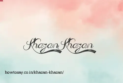 Khazan Khazan