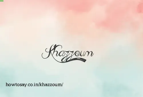 Khazzoum