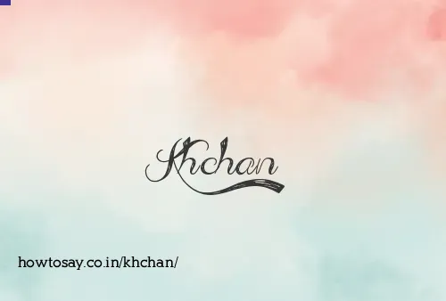 Khchan