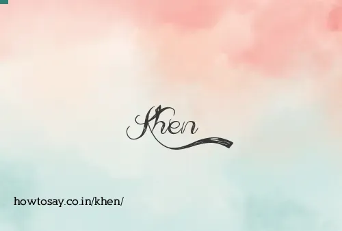 Khen