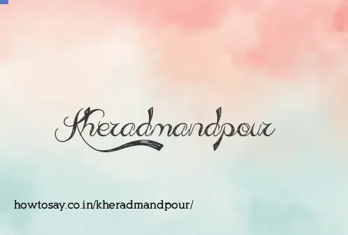 Kheradmandpour