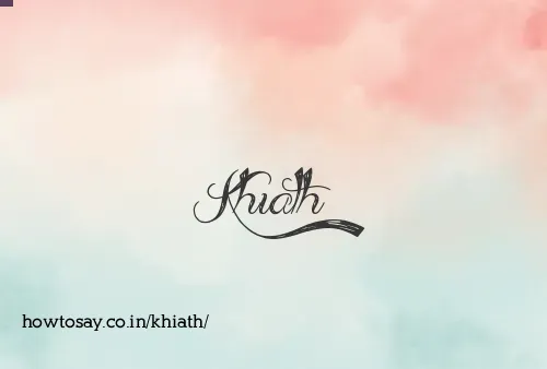 Khiath