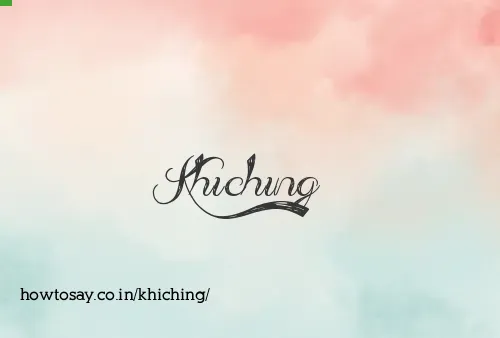 Khiching