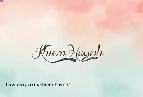 Khiem Huynh
