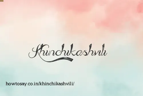 Khinchikashvili