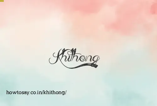Khithong