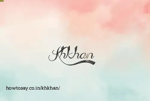 Khkhan