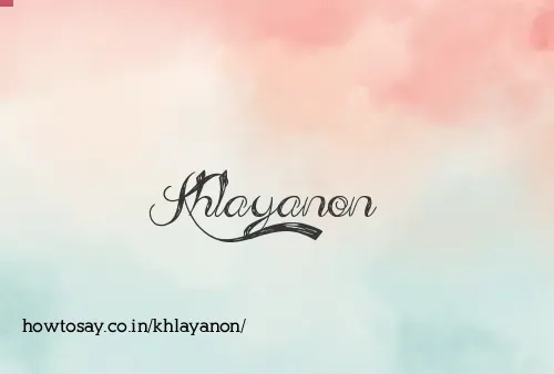 Khlayanon