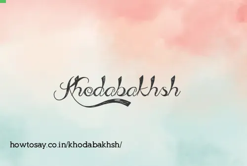 Khodabakhsh