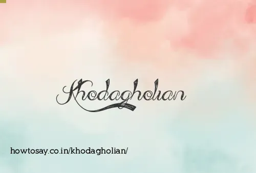 Khodagholian