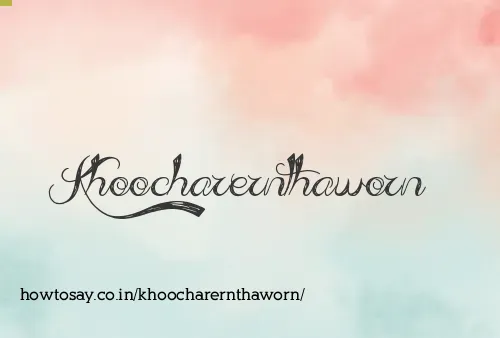 Khoocharernthaworn