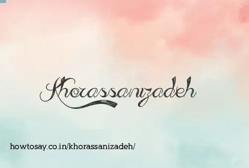 Khorassanizadeh