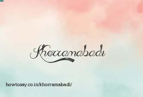 Khorramabadi