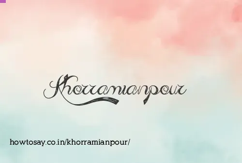 Khorramianpour