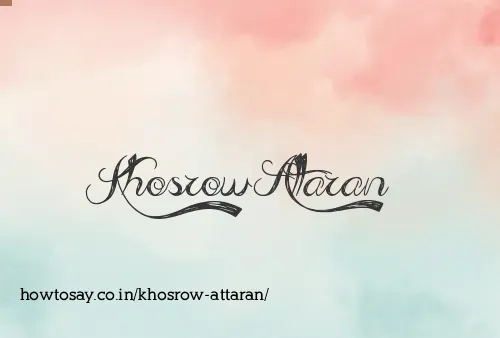 Khosrow Attaran