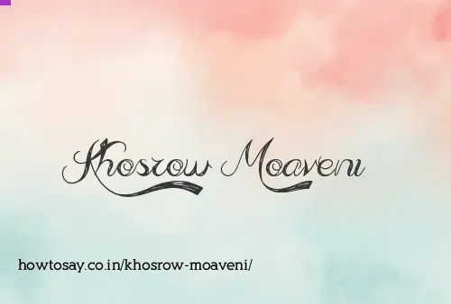 Khosrow Moaveni