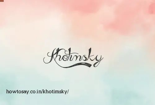 Khotimsky