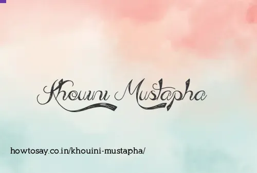 Khouini Mustapha