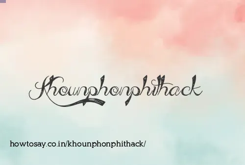 Khounphonphithack