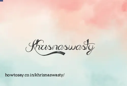 Khrisnaswasty