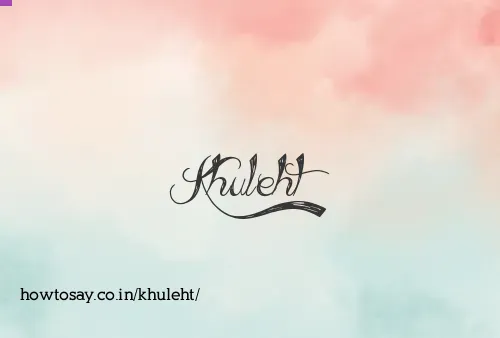 Khuleht