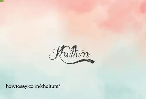 Khultum