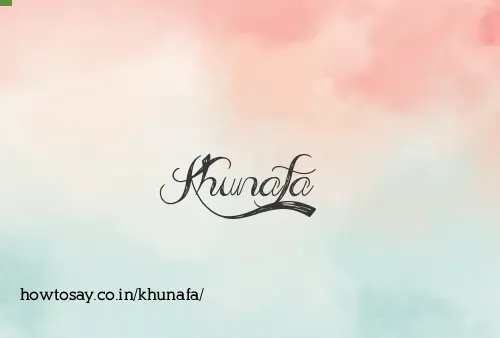 Khunafa