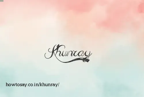 Khunray