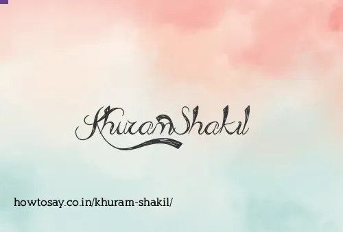 Khuram Shakil