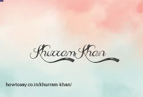 Khurram Khan