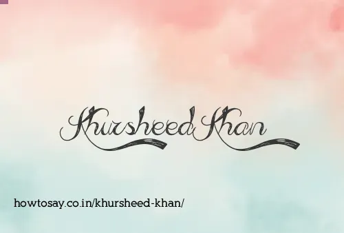 Khursheed Khan