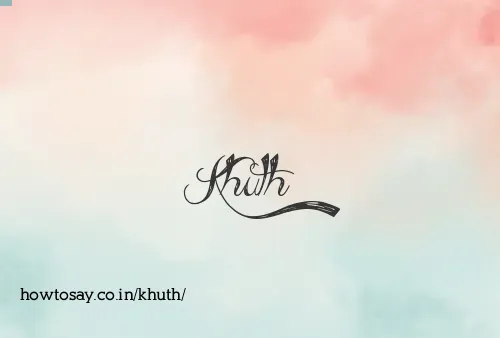 Khuth