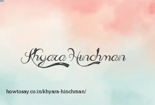 Khyara Hinchman
